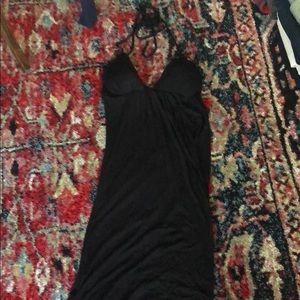 Black maxi dress